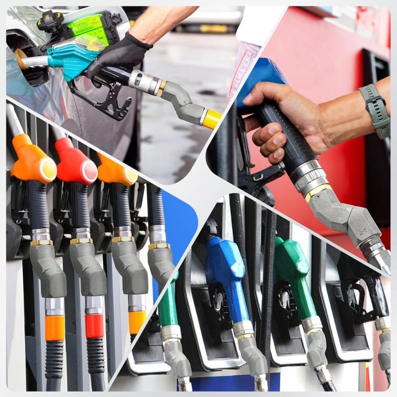 Fuels Hose Swivel 360 Rotaing Connector 3/4inch Nozzle Joint Head Connector Fuels Hose Swivel Fitting Easy to Install