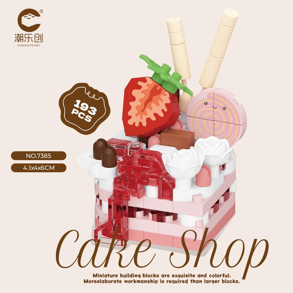 Creative Building Blocks, Birthday Cake Dessert, Party Building Blocks, Girl's Birthday Gift, Birthday Cake Building Blocks