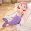 Beautiful Plush Toy Princess Mermaid Plush Toys Cartoon Plush Mermaid Doll Home Decoration Children Girl Friend Birthday Gifts