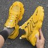Men's Shoes Fashion Korean Mesh Thick Bottom Shoes Outdoor Anti-slip Lightweight Comfortable Shock-absorbing Sneakers Casual Breathable Running Shoes