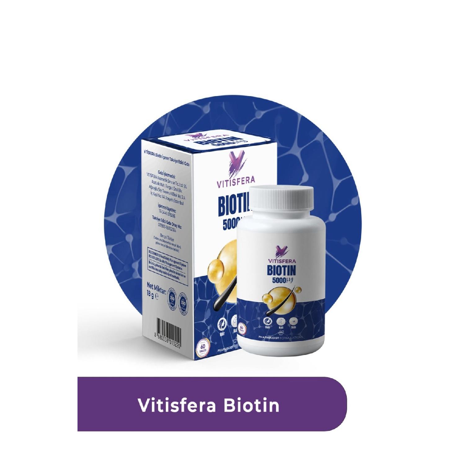 

Biotin 5000 Mcg 60 Tablets