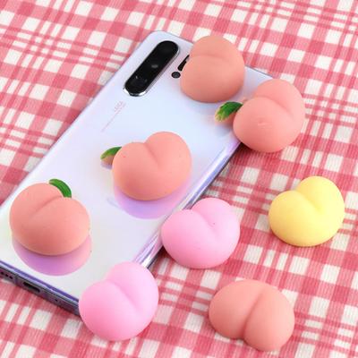 Relieve  Stress  Peach  Butt  Toy Three-dimensional Peach Squeeze Soft Plastic Cute Toy