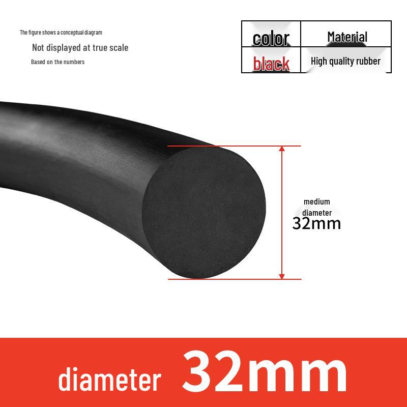 Nitrile Oil & Wear-Resistant Solid O-Ring Seal Strip