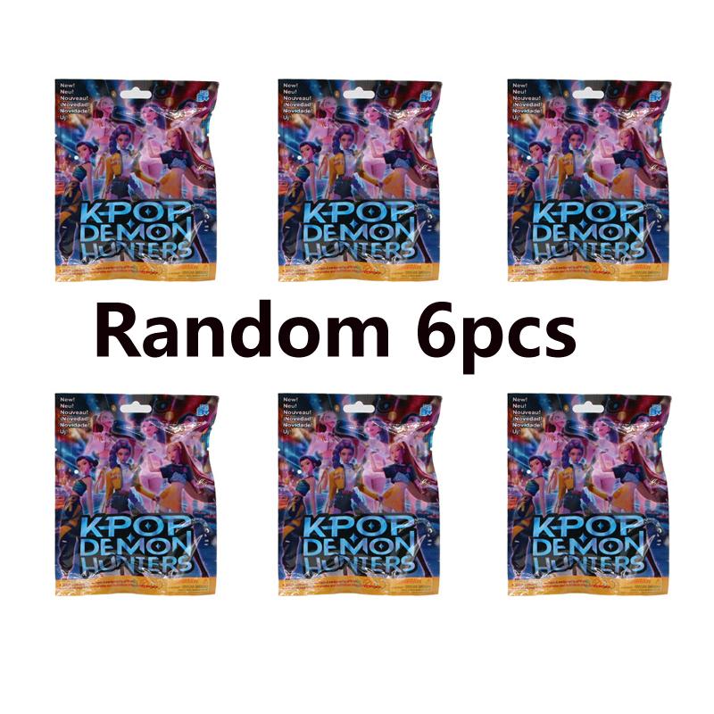 Фигурки Охотников на Демонов Фигурки Huntrix K-pop Фигурка Охотника на Демонов Игрушка Derpys Tiger Rumi Итальянский Мозголом Фигурка Украшение