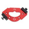 R30 T30 Radius Chamfer Template Inner and Outer Corner Trimming Jig for Furniture Making Woodworking