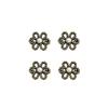 2/4Pcs No‑Sew Flower Pearl Waist Buckle Detachable Pants Waist Reducing Clip Fashion Decor Brooch for Jeans Skirt Shirt Outfit