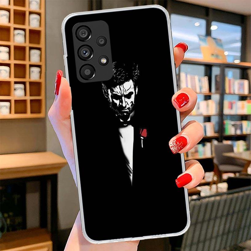 Man Suit Shirt Tie Phone Case For Samsung Galaxy A17 A37 A57 A16 A26 A36 A56 A15 A25 A35 A55 A14 A24 A34 A54 A13 A23 A33 A53 Gal