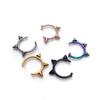 Trendy No-Punch Fake Lip Ring Clip - Hole-Free Piercing Jewelry