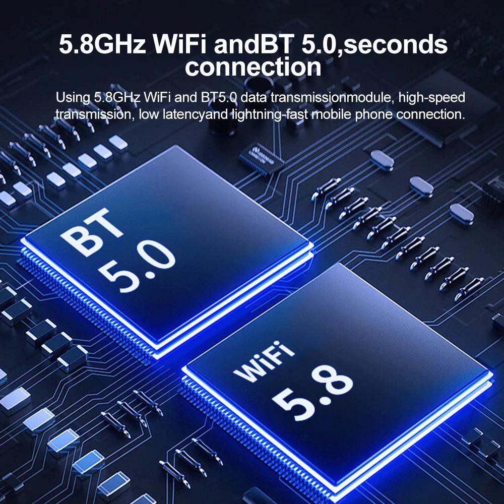 NEW 2in1 Wired To Wireless CarPlay Mini Box Android Auto Adapter BlueTooth WiFi Connect Plug&Play For USB/Type C Dongle