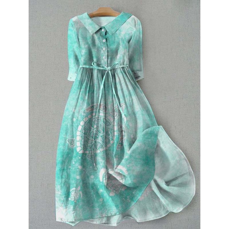 GMXIA Women's Fashion Summer Spring 3/4 Sleeve Casual Dresses