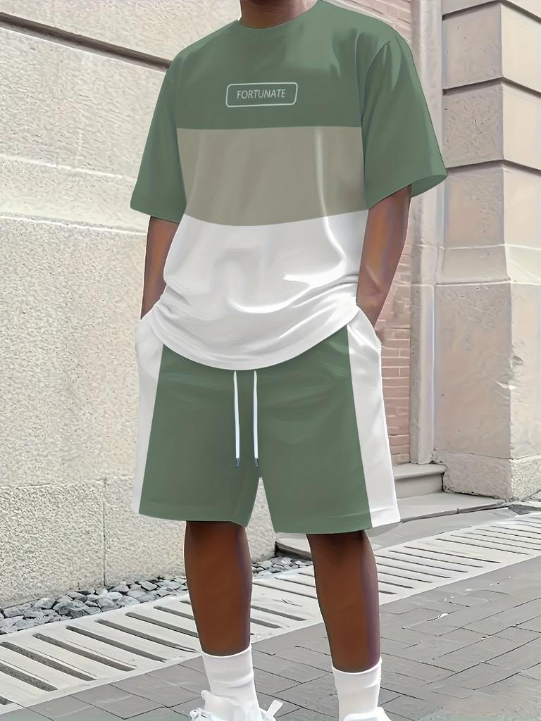 3D Printed Men's Summer T-Shirt and Shorts Set
