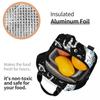Astronaut Playing Basketball In Space Insulated Lunch Bag for Women Children Leakproof Food Boxes Thermal Lunch Box Tote