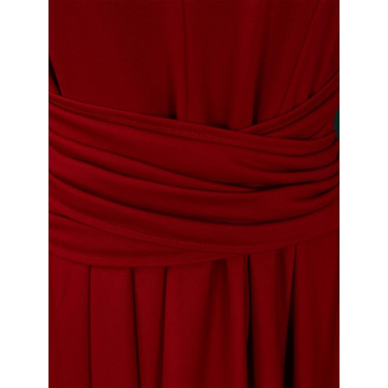 YYFS Women's Fashion Spring Fall Solid Color Print Long Sleeve O-Neck High Waist Casual Dresses