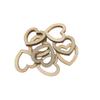 100PCS 20MM Heart Slices Hollow Wooden Heart Love Rustic Decoration Wedding Table Confetti Slices Rustic Embellishments