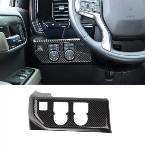 Light Control Switch E Park Button Panel Decor Trim For Chevy Silverado -24