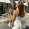 2026 Frühling/Sommer Sexy Einfarbiges Neckholder-Camisole für Damen - Vielseitiger BM-Stil