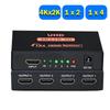4Kx2K HDMI Splitter 1x2 1x4 Full HD HDMI Video Splitter 1 In 4 Out Duplicate Display 1 Source To 2/4 Screens for PC TV Monitor 4