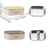 600ml Insulated Lunch Box Detachable Food Box Multifunctional Food Storage Container  School