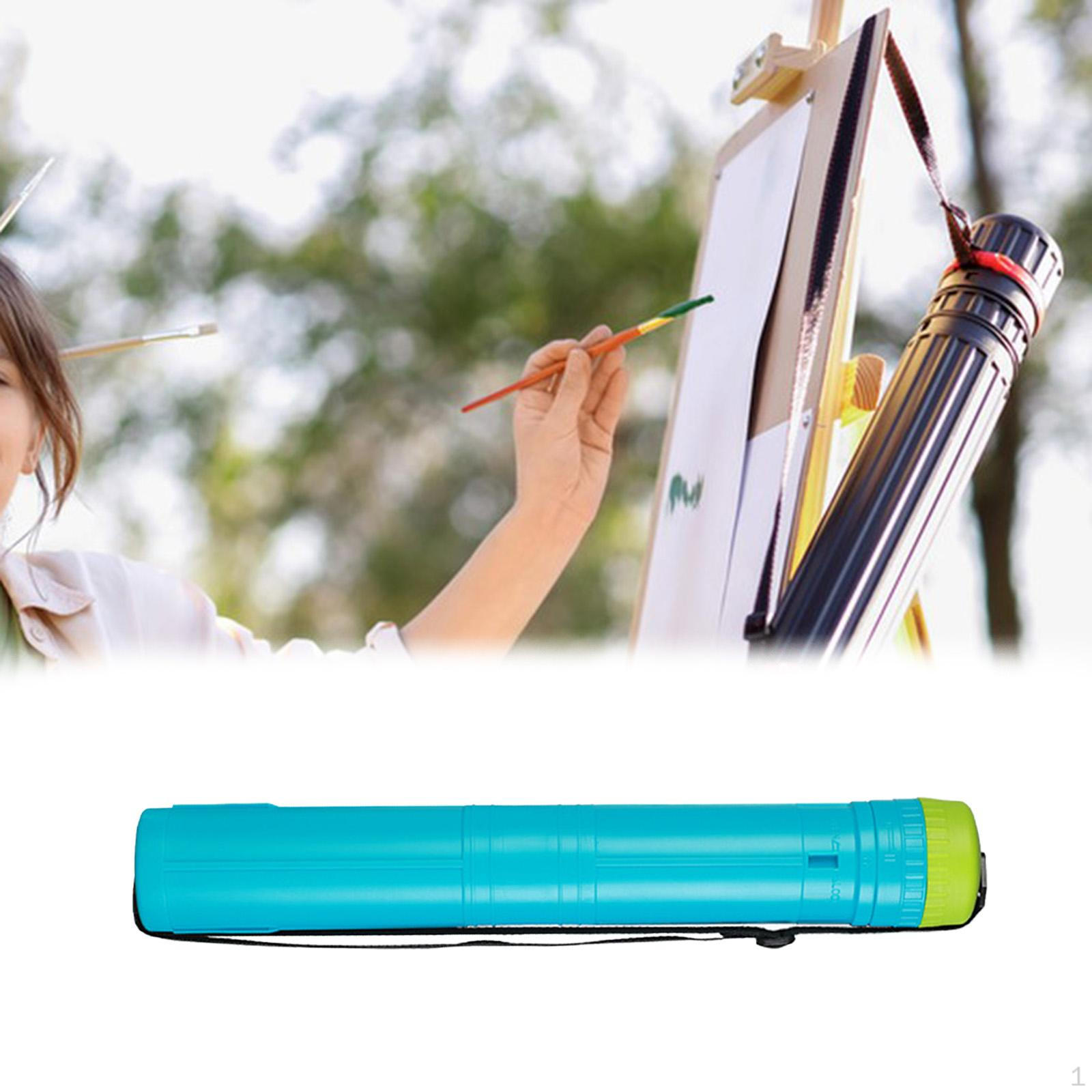 

Extendable Poster Tube Document Holder Adjustable Length Telescopic Drawing Scroll for