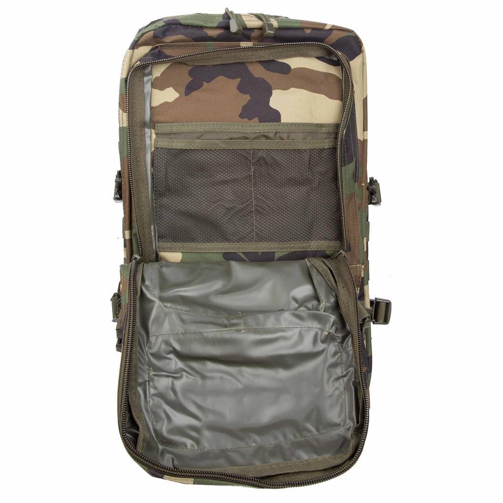 MIL-TEC Backpack US Assault Pack MOLLE System Large 36L - WOODLAND Camo
