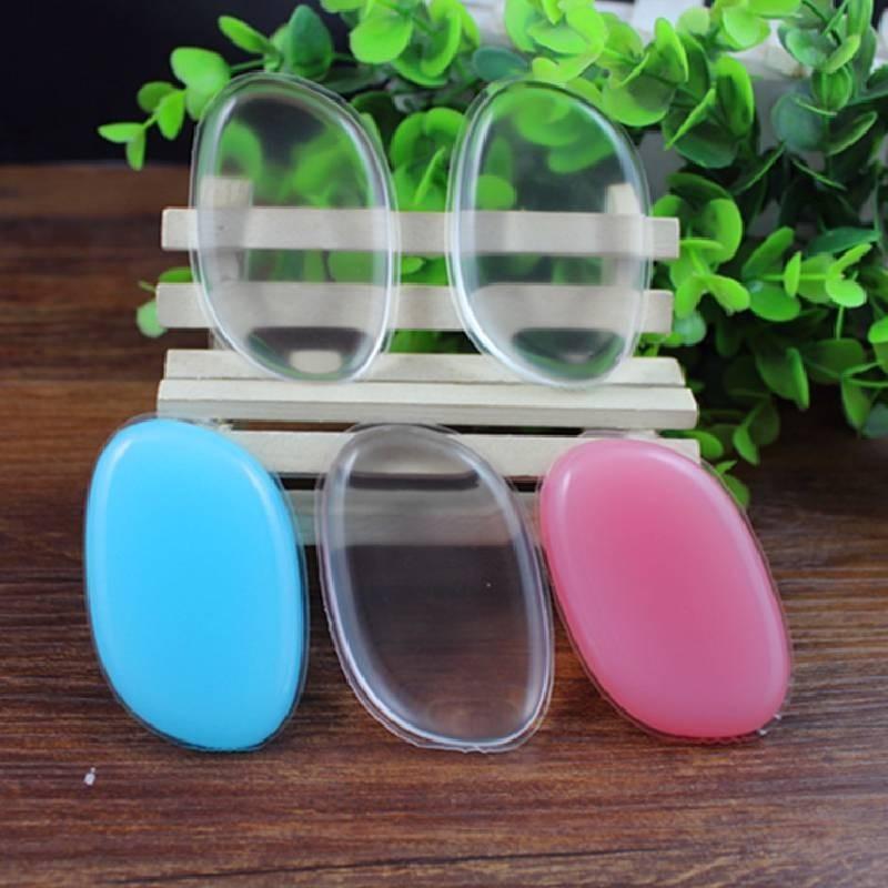 Premium Jelly Silicone Powder Puff Kit Soft Resilient Leaf Waterdrop Shape Easy To Wash