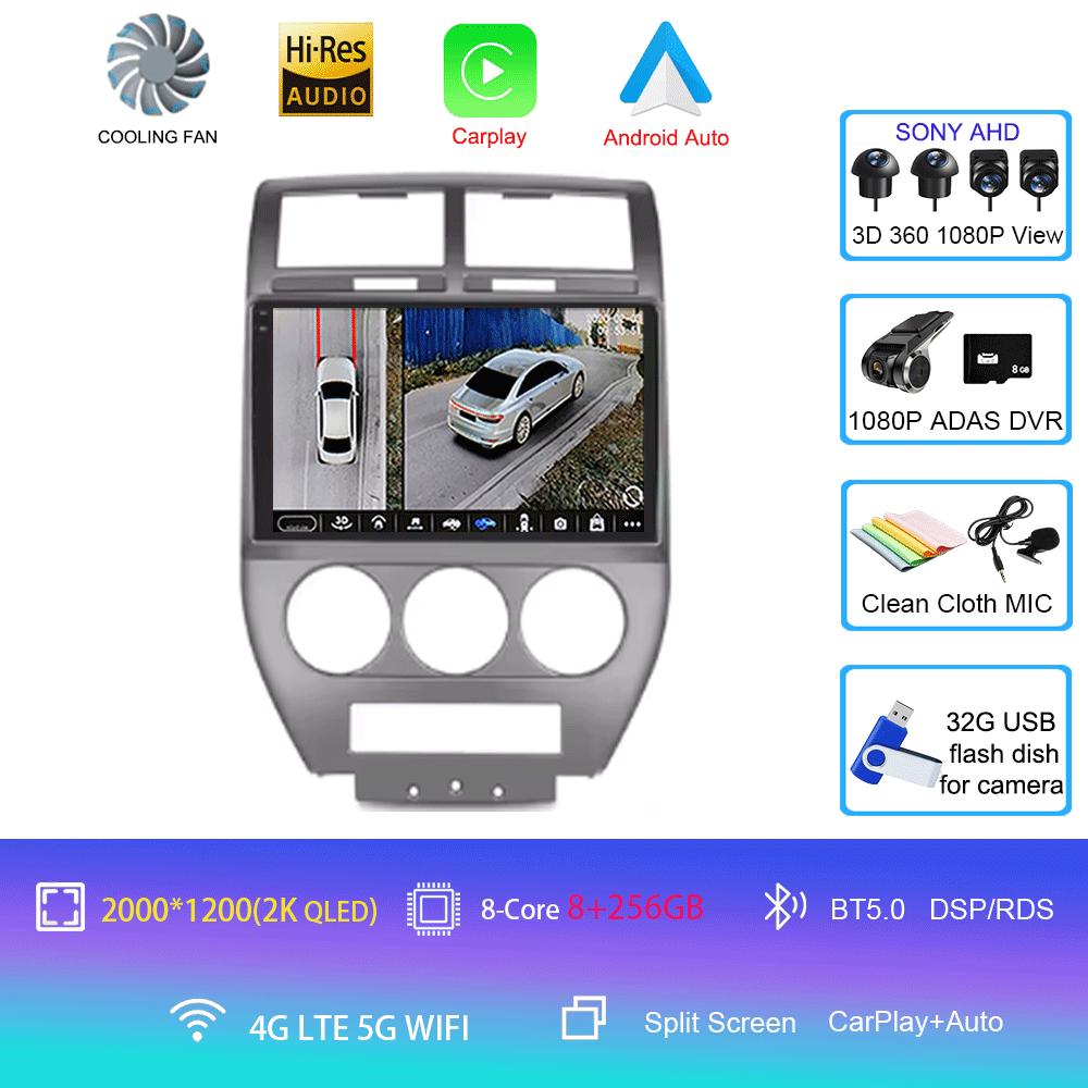 For Nissan X Trail 2 T31 2007-2015 5G WIFI 2 Din Android 14 Car Radio Multimedia Video Player Autoraido Carplay 4G GPS