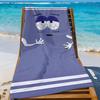 Funny T-Towelie Cartoon Towel Sports Quick Dry Travel Camping Gear Sandproof Soft Light Large Beach Towel
