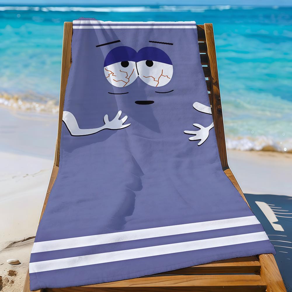 Funny T-Towelie Cartoon Towel Sports Quick Dry Travel Camping Gear Sandproof Soft Light Large Beach Towel
