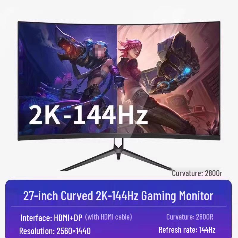 24-Inch Borderless HD Desktop Monitor Screen