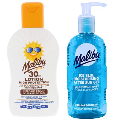 Malibu Children's Protective Balm SPF30 200ml + After-Sun Gel 200ml