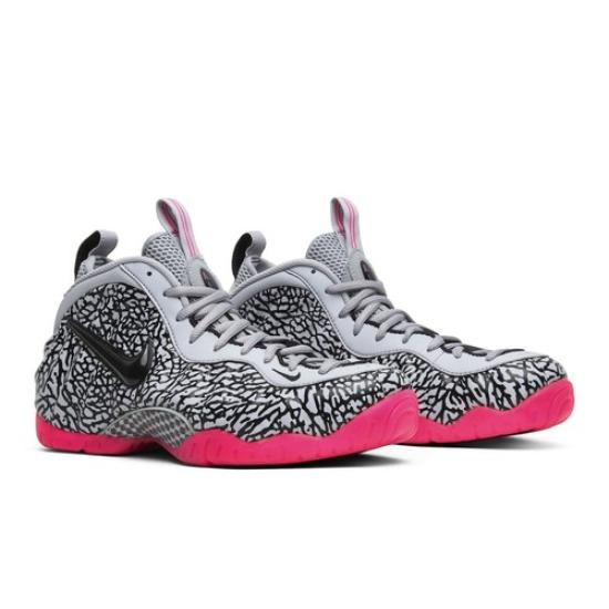 

Nike Air Foamposite Pro PRM Elephant Print 616750-002 EU 38.5 сірий/рожевий