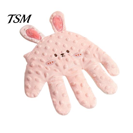 Guante para Bebé con Palma Suave Automático Prevención de Sobresaltos Eléctrico Almohada Eléctrica para Bebés Ayuda para Dormir Recién Nacidos Peluche de Dibujos Animados