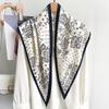 Matching Shirt French British Cashew Silk Scarf Neck High-end Shawl Triangle Scarf Belt Thin Waist Scarf