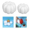 10Pcs Artificial Pumpkins Decoration for Thanksgiving Fall Festival Home Decoration White Foam Pumpkins for Painting