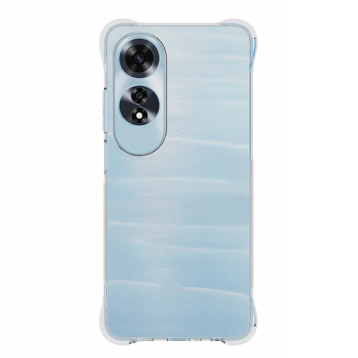 

For Oppo A60 4G Case Non-Slip Transparent TPU Protective Phone Cover A