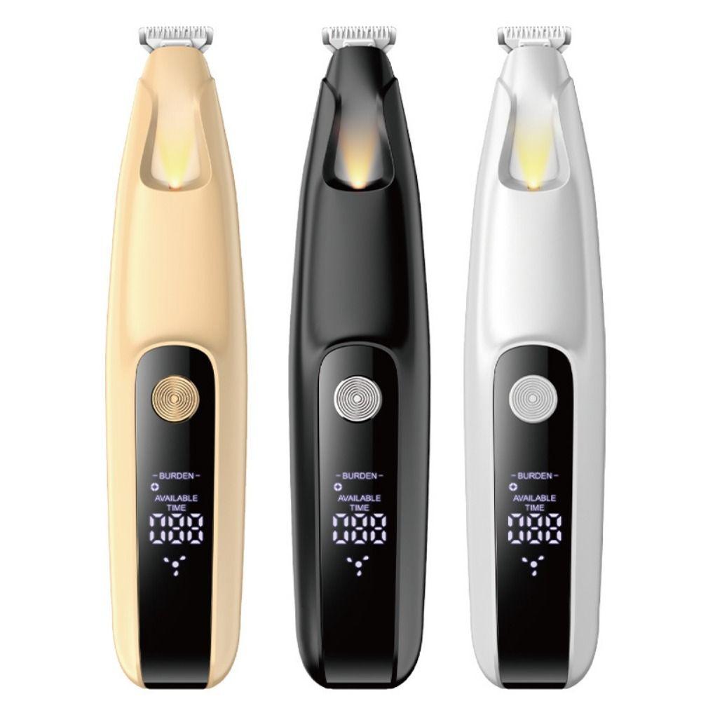 LCD Display Dog Paw Trimmer LED Electric Dog Hair Remover Professional Pet Paw Hair Clippers  Home