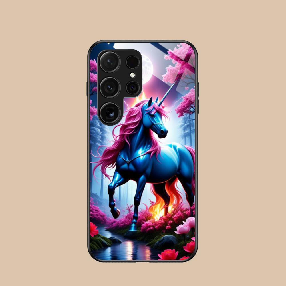 

Fantasy Unicorn Mobile Phone Case for Samsung Galaxy S26 S25 S24 S23 S22 S21 S20 Note20 Plus FE Ultra Glass Colorful Cover Cover Galaxy Note20 Ultra
