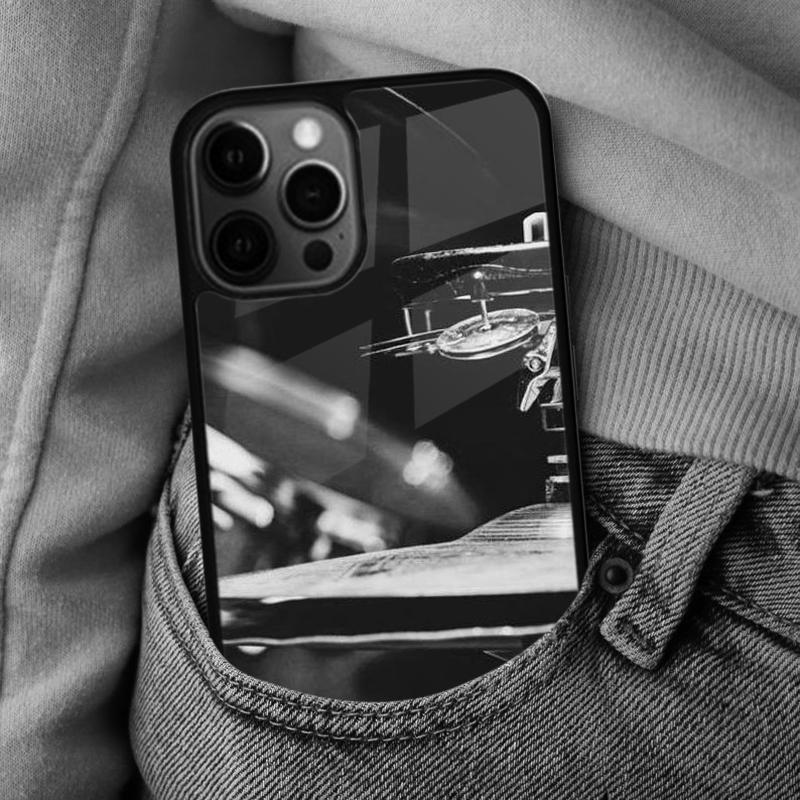 Drummer Playing Drums Soft Phone Case for iPhone 17 Air 16e Pro max 15 Pro 13 14 Plus 11 12 MagSafe Magnetic Coque