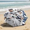 1 PC Automatic Folding Umbrella-New York Yankees Pattern, Portable & Foldable Design with 8 Ribs, Christmas Birthday Gifts