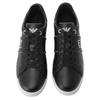 Emporio Armani Round Toe Lace-Up Comfortable Low-Top Sneakers Unisex sneakers Black X8X102XK346M700