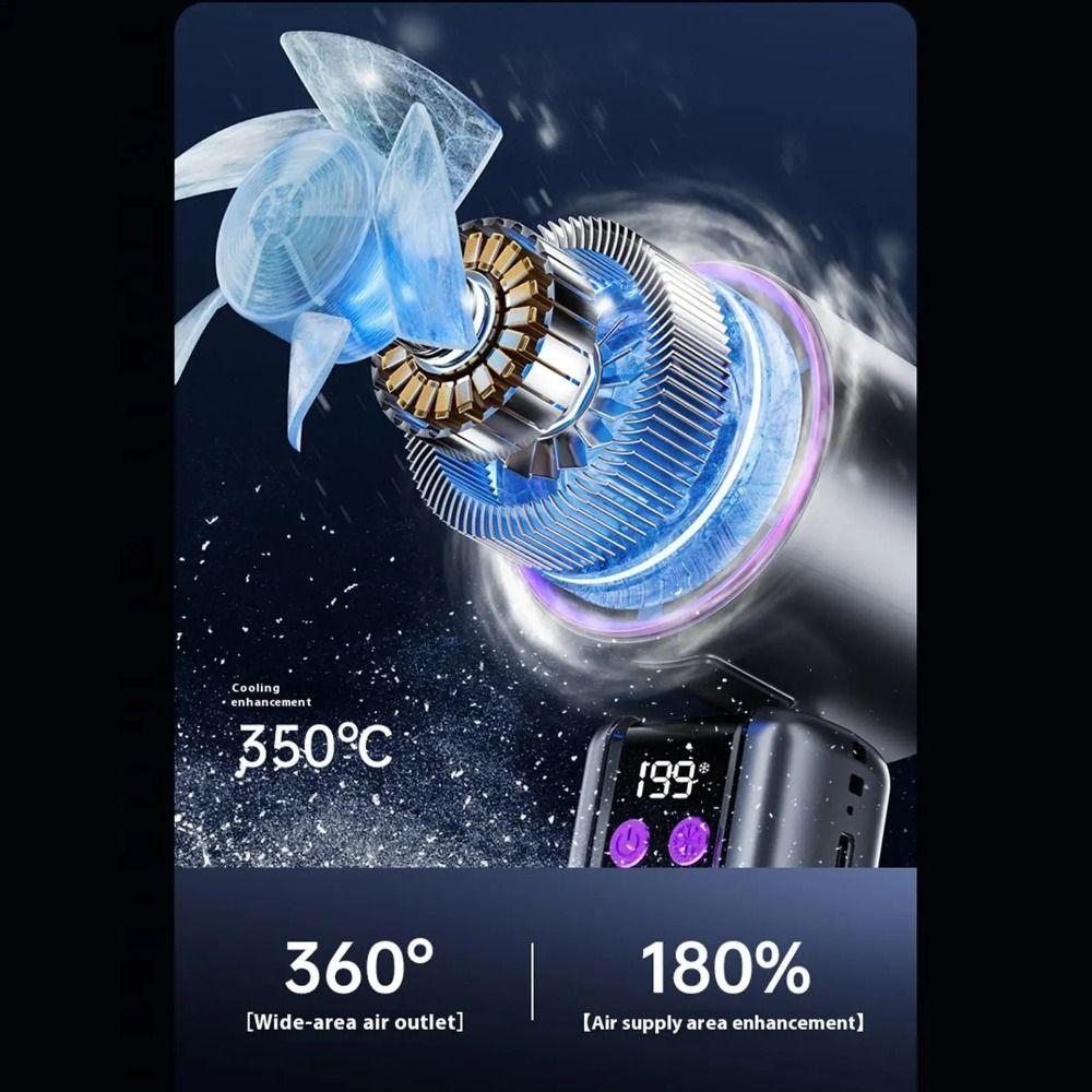 Semiconductor Refrigeration Handheld Fan 199 Gear Wind Mini Turbo Fan  Outdoors