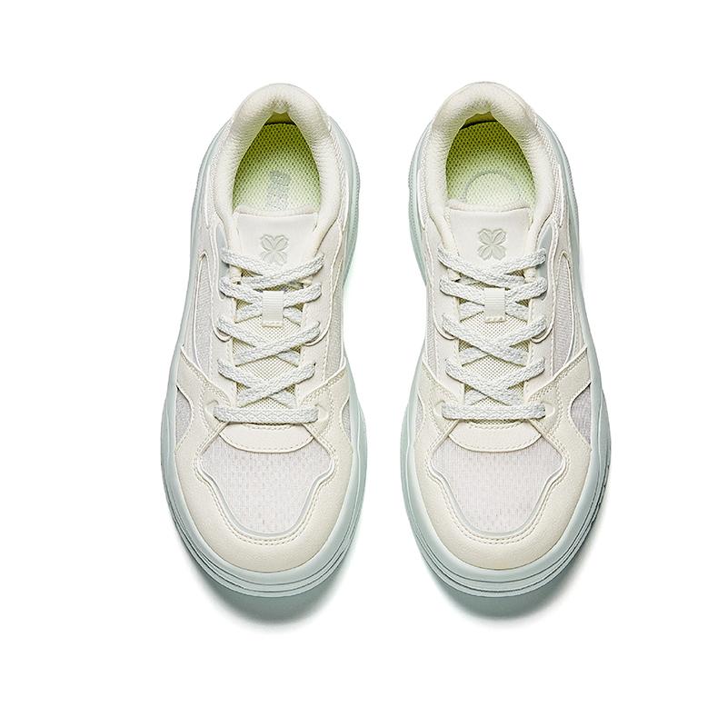 Anta Seaweed 2.0 Simple Comfortable Non-Slip Breathable Low-Top Sneakers Women Sneakers Ivory-White 922528011-2