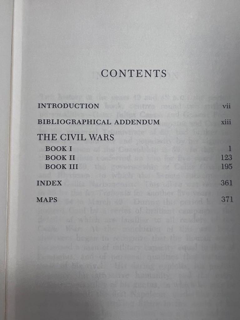 [USED] Caesar's "The Civil War" Latin original-English translation, Loeb Press