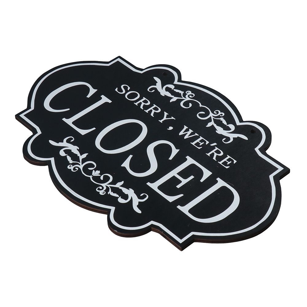 Offen und Geschlossen Geschäftsschild Doppelseitig Holz Offen Hängeschilder für Restaurant Club Cafe Hotel Bar Shop