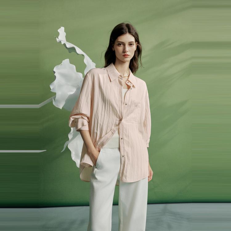 ELLE Fresh Elegant Versatile Long Sleeve Shirt Women tops L8ACL079