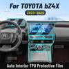 Interiör TPU för TOYOTA bZ4X 2024 2025 Skyddsfilm Cover Anti-Rep Växellådspanel Navigationsskärm Bilfilm
