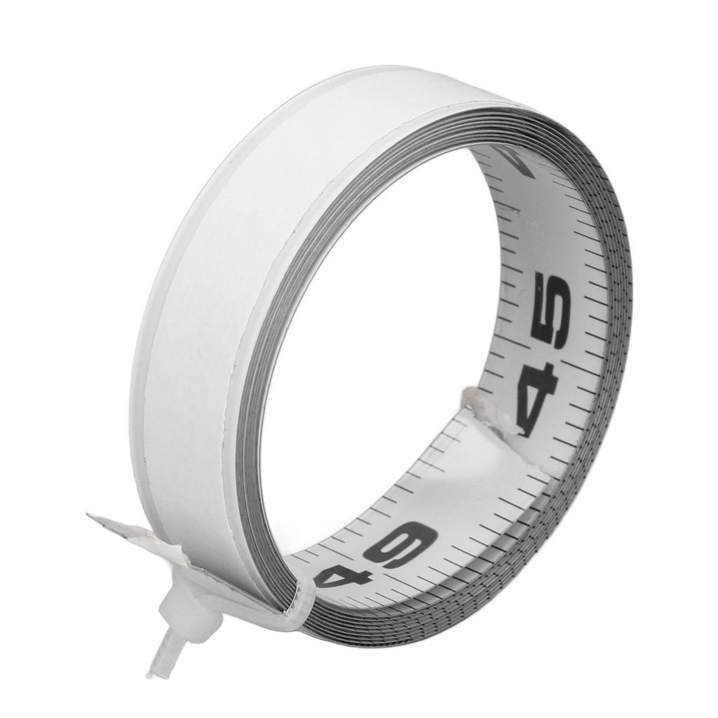 Selbstklebendes Maßband 4FT 48 Zoll Links nach Rechts Zuschneidbares Klebemaßband für die Arbeit