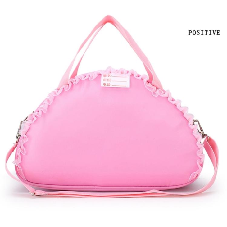 Girl Ruffle Lace Ballet Dance Bag Cute Handbag Crossbody Shoulder Bag Backpack