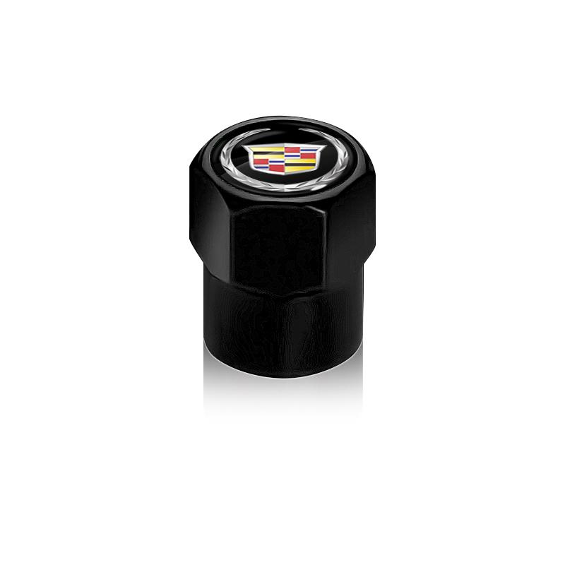 4Pcs Metal Car Wheel Tire Valve Core Cap Car Styling For Cadillac Escalade Tiburon Deville Seville XT5 XTS CTS BLS SLS DTS SRX Metal