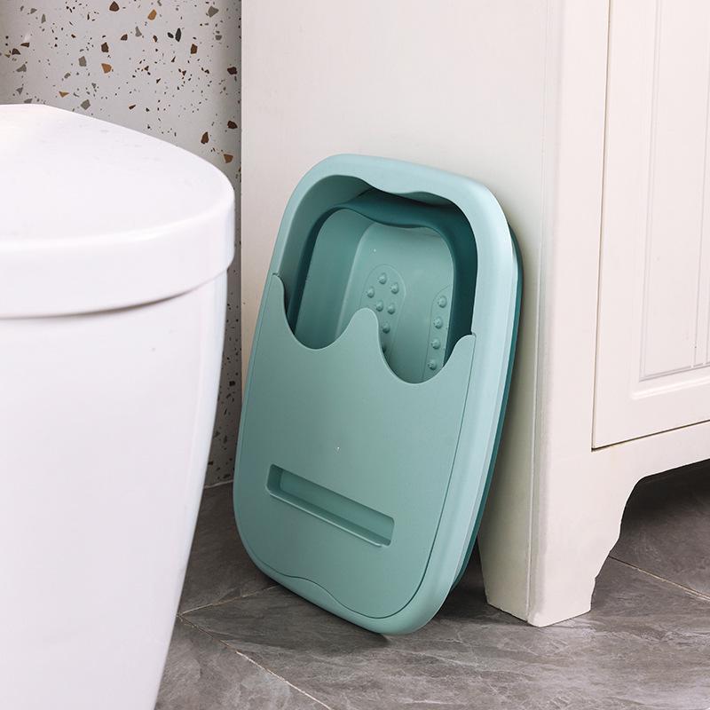 Foldable Foot Bath Basin: Portable Foot Massage and Washing Bucket for Dorms